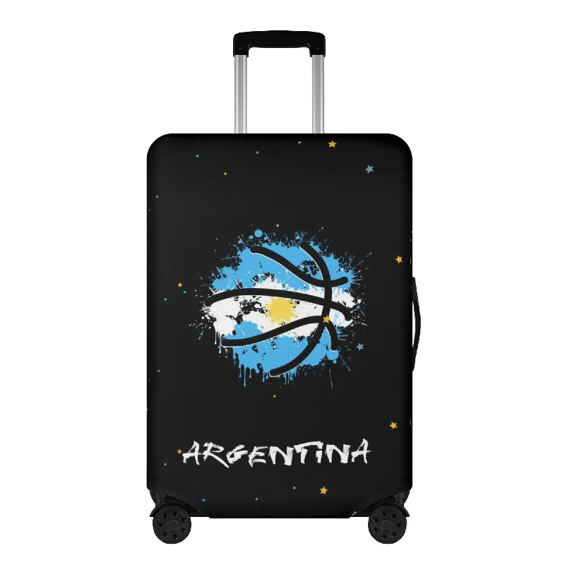 Magnetic luggage labels that can be easily changed or removedPolyester Luggage Cover