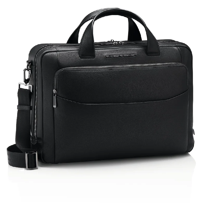 Travel document holders with multiple slots for passports and ticketsPORSCHE DESIGN by Bric's Roadster Leather Briefbag