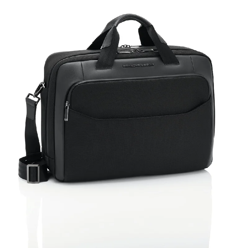 Leather luggage handles for a comfortable and stylish gripPORSCHE DESIGN by Bric's Roadster Nylon Briefcase Leather luggage handles for a comfortable and stylish gripPORSCHE DESIGN by Bric's Roadster Nylon Briefcase