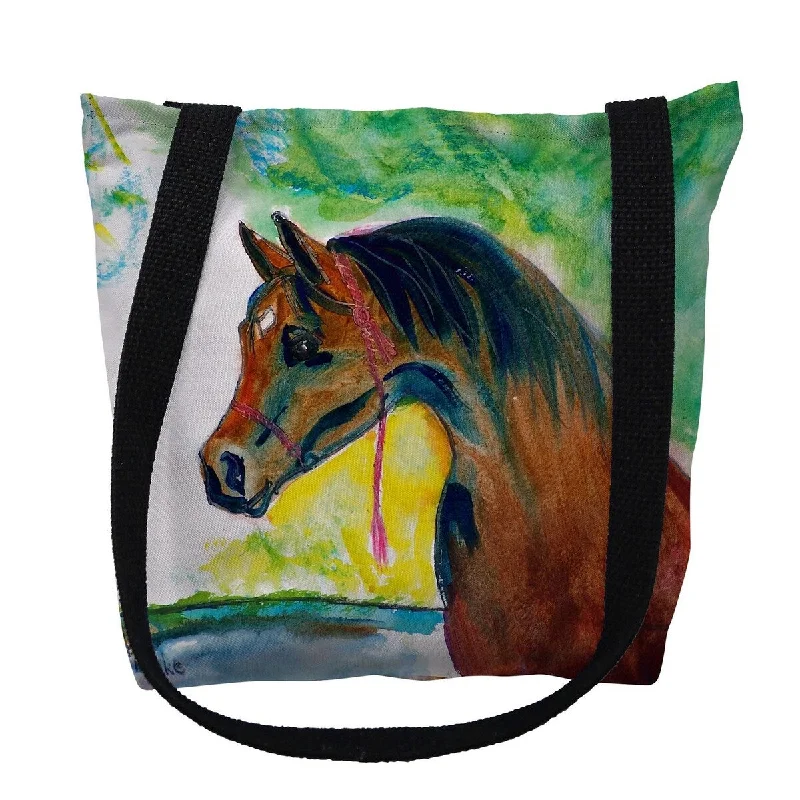 Travel garment hangers that are foldable for easy packingPrize Horse Medium Tote Bag 16x16