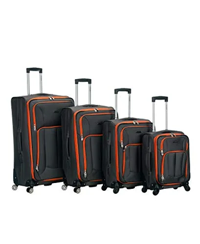 Hanging toiletry bags with multiple compartments for bathroom essentialsRockland 4pc Impact Spinner Luggage Set, Charcoal Hanging toiletry bags with multiple compartments for bathroom essentialsRockland 4pc Impact Spinner Luggage Set, Charcoal