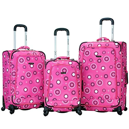 Hanging toiletry bags with multiple compartments for bathroom essentialsRockland Luggage Fusion 3 Piece Luggage Set, Pink Pearl, Medium Hanging toiletry bags with multiple compartments for bathroom essentialsRockland Luggage Fusion 3 Piece Luggage Set, Pink Pearl, Medium