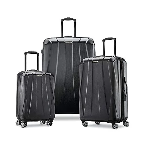 Travel garment hangers that are foldable for easy packingSamsonite Centric 2 Hardside Expandable Luggage with Spinner Wheels, Black, 3-Piece Set (20/24/28)