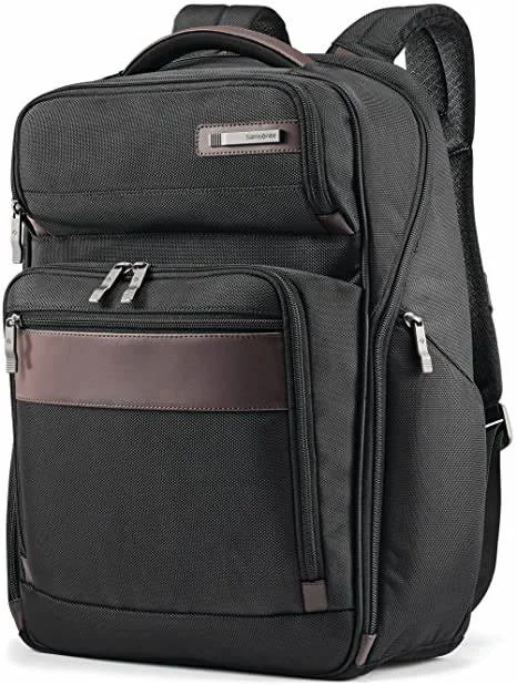 Travel backpack rain covers made of durable nylon materialSamsonite Kombi Large Backpack Black/Brown 92310 Travel backpack rain covers made of durable nylon materialSamsonite Kombi Large Backpack Black/Brown 92310
