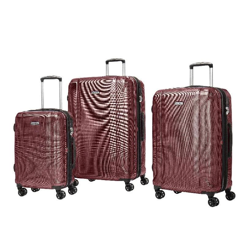 Compression packing bags to save space in travel backpacksSamsonite Omni 3.0 - 3 Piece Spinner Expandable Luggage Set