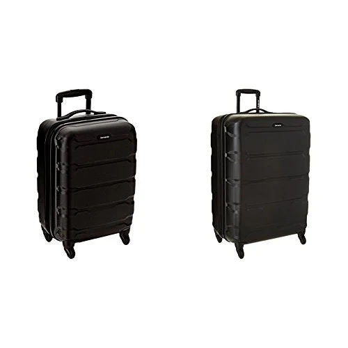 Suitcase wheels replacement kits for smooth rolling after long - term useSamsonite Omni PC Hardside Spinner Set (20"/28"), Black