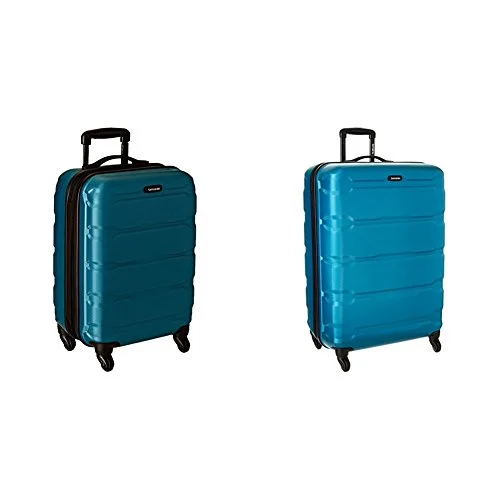 Travel backpack rain covers made of durable nylon materialSamsonite Omni PC Hardside Spinner Set (20"/28"), Caribbean Blue