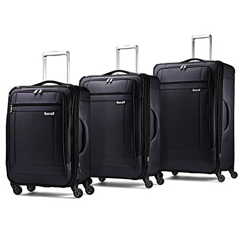 Neck pillows with memory foam for comfortable in - flight or car ridesSolyte 3 Piece Set (20"/25"/29") Spinner Luggage Sets