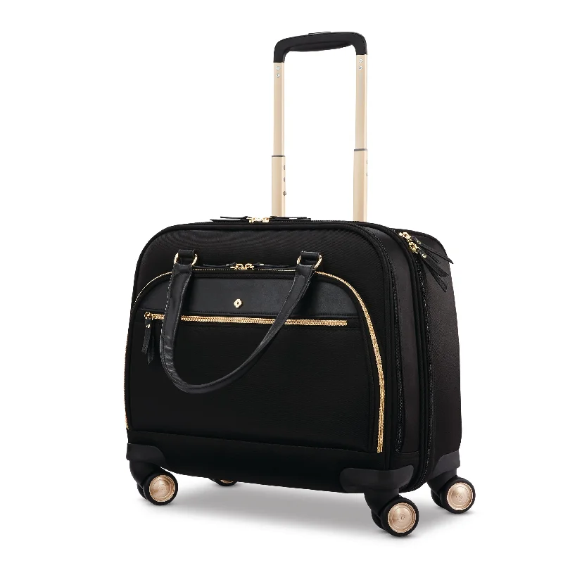TSA-approved combination locks for luggage security during international travelSamsonite Spinner Mobile Office 128167 Black