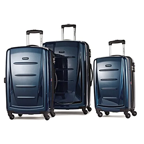 TSA-approved combination locks for luggage security during international travelSamsonite Winfield 2 3Pc Hardside (20/24/28) Luggage Set, Deep Blue