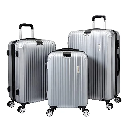 Hanging toiletry bags with multiple compartments for bathroom essentialsSandinrayli Expandable Luggage Set, Hardshell Suitcase w/ Spinner Wheels & TSA Lock - 3 Piece Set (20/24/28) (Silver) Hanging toiletry bags with multiple compartments for bathroom essentialsSandinrayli Expandable Luggage Set, Hardshell Suitcase w/ Spinner Wheels & TSA Lock - 3 Piece Set (20/24/28) (Silver)