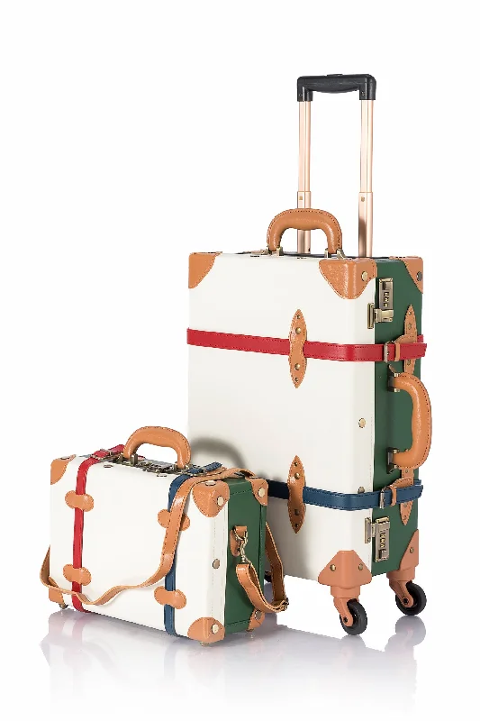 Luggage straps with buckle closures to secure overstuffed bagsSarahFace 2 Pieces Luggage Sets - Pearl/Green's Luggage straps with buckle closures to secure overstuffed bagsSarahFace 2 Pieces Luggage Sets - Pearl/Green's