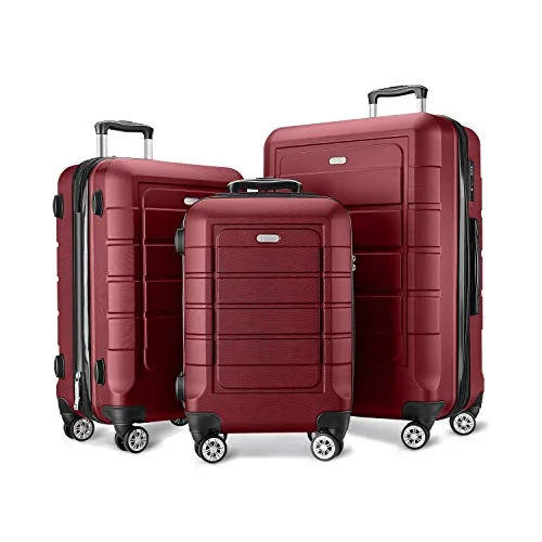 Lightweight luggage tags with personalized names and contact info for easy identificationSHOWKOO Luggage Sets Expandable PC+ABS Durable Suitcase Double Wheels TSA Lock Red Wine Lightweight luggage tags with personalized names and contact info for easy identificationSHOWKOO Luggage Sets Expandable PC+ABS Durable Suitcase Double Wheels TSA Lock Red Wine