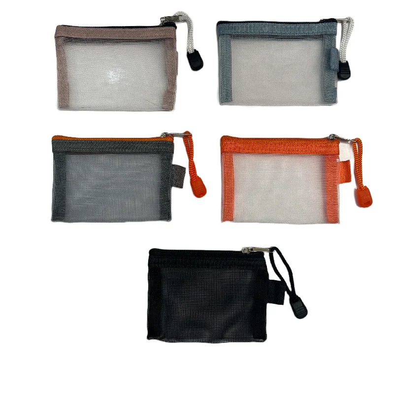 Small Mesh Zippered Bag