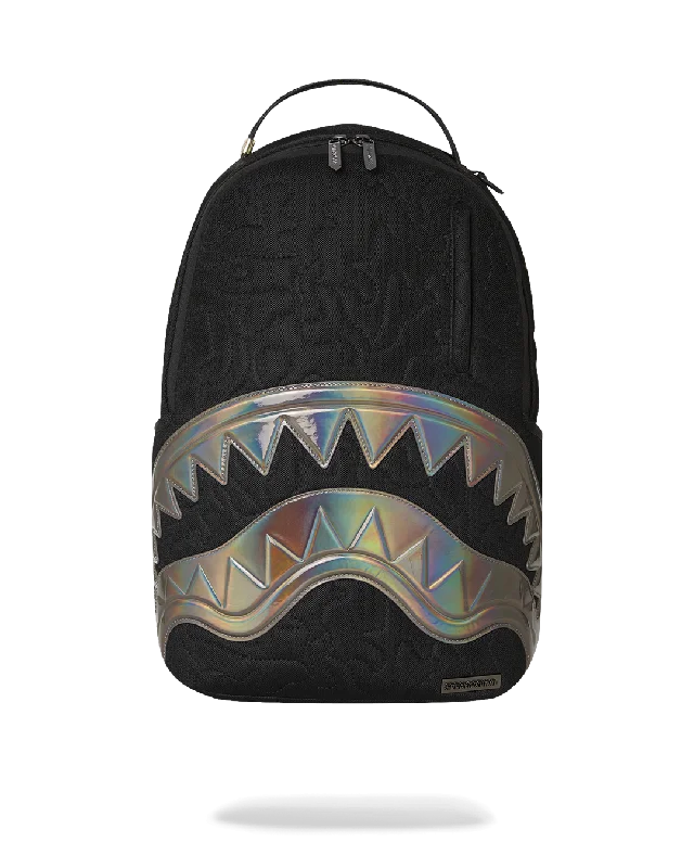 Black Quilted Irridescent