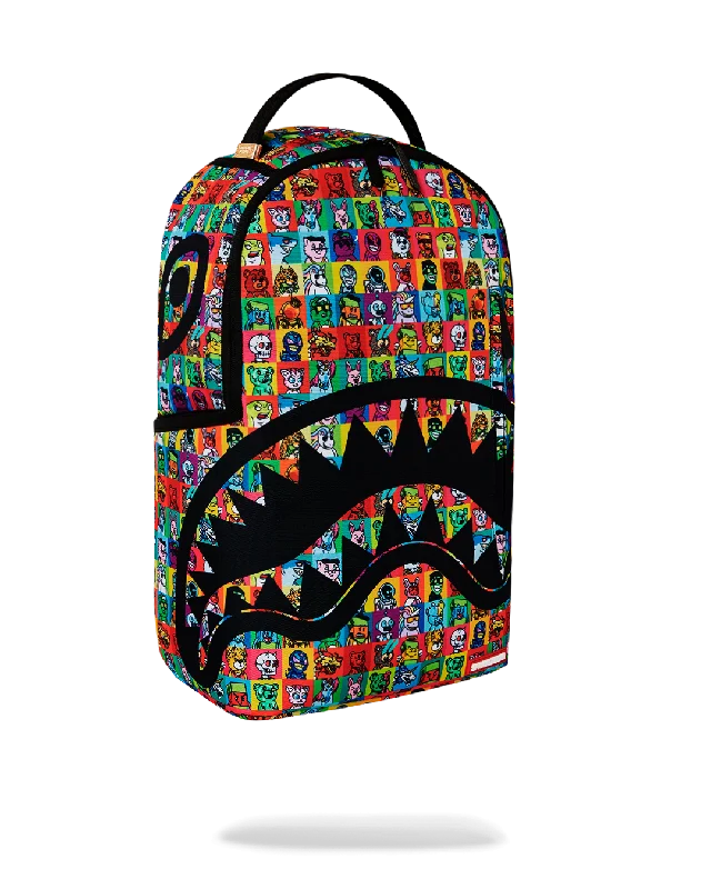 Waterproof luggage covers for protection against rain on outdoor tripsSprayground DLXSV Backpack (Repeat Mayhem)