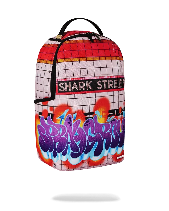 Travel garment hangers that are foldable for easy packingSprayground DLXSV Backpack (Subway Tag)