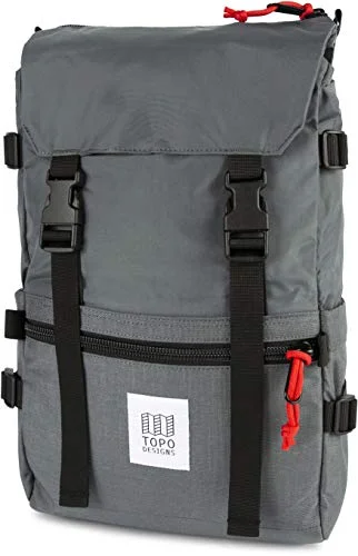 Travel garment hangers that are foldable for easy packingTopo Designs Rover Pack - Charcoal/Charcoal