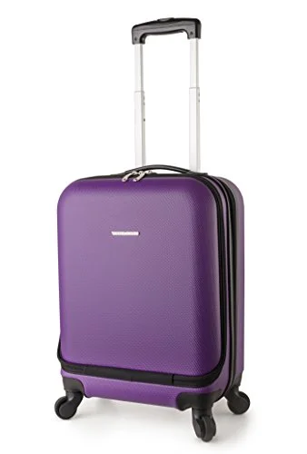 Travel backpack rain covers made of durable nylon materialTravelcross Boston Carry On Lightweight Hardshell Spinner Luggage - Purple