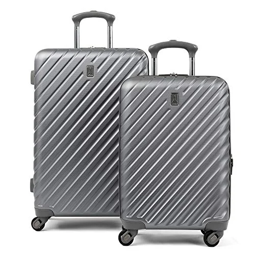 Anti - theft RFID blocking travel wallet for safe money and card storageCitadel Deluxe 20" and 24" Hardside Spinner Luggage Set by Travelpro, Gun Metal Gray