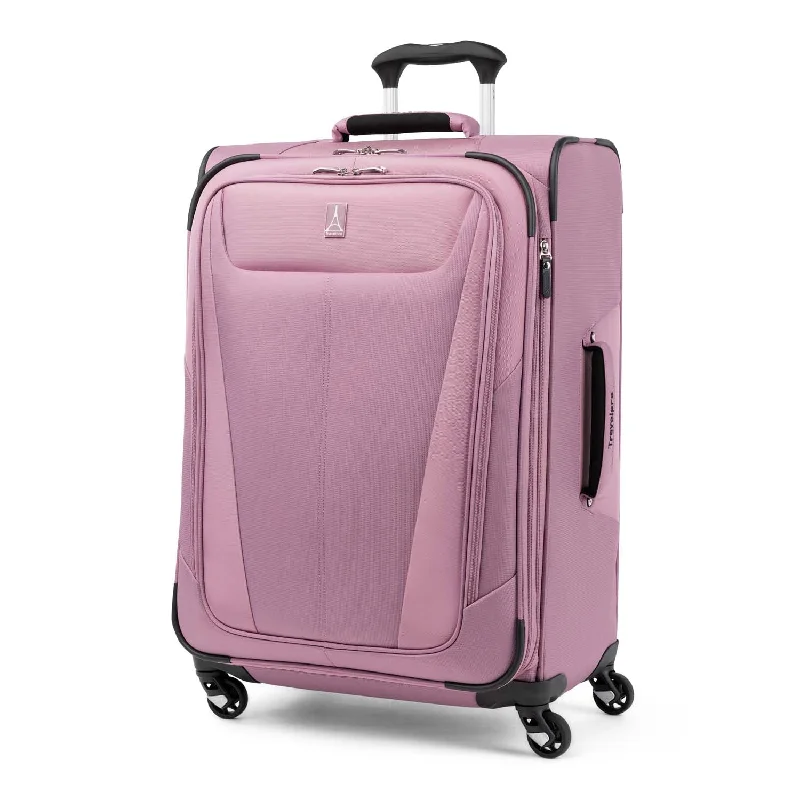 Leather luggage handles for a comfortable and stylish gripTravelpro Maxlite 5 25 Inch Expandable Spinner Luggage Leather luggage handles for a comfortable and stylish gripTravelpro Maxlite 5 25 Inch Expandable Spinner Luggage