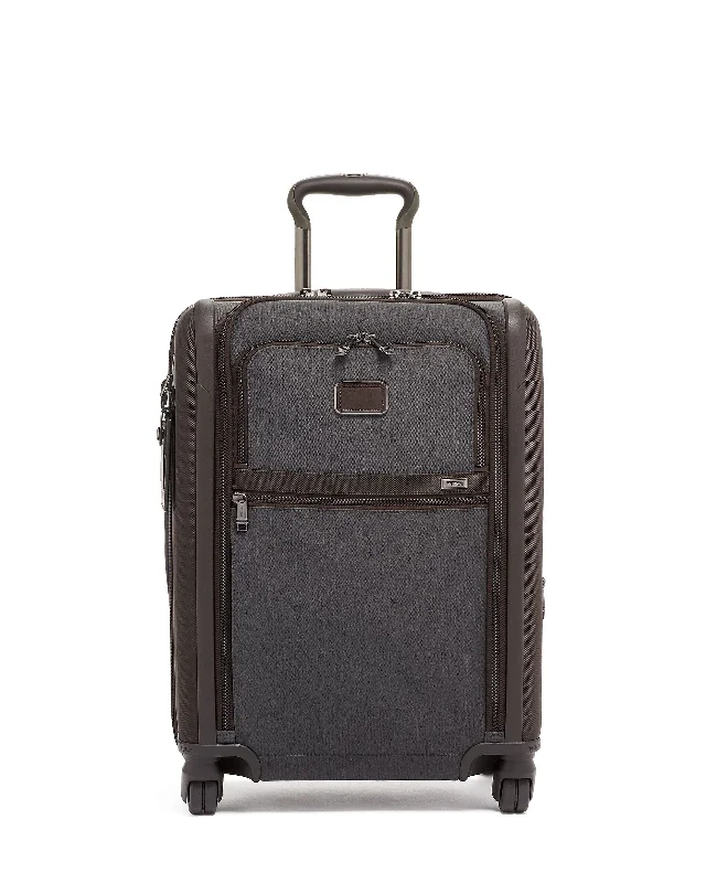 Tumi Alpha Continental Dual Access 4 Wheeled Carry-On Luggage - Anthracite