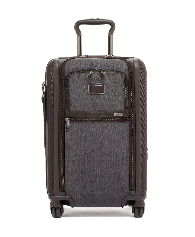 Tumi Alpha International Dual Access 4 Wheeled Carry-On Luggage - Anthracite