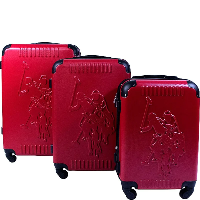 Luggage scales with digital display for accurate weight measurement at homeU.S. Polo Assn. 3 Piece Set, Red