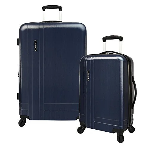 Compression packing bags to save space in travel backpacksU.S. Traveler Navy 2-Piece Lightweight Expandable Spinner Set
