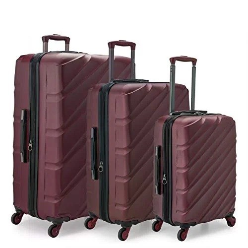 Travel garment hangers that are foldable for easy packingU.S. Traveler US09108R Gilmore 3 Piece Expandable Hardside 4-Wheel Spinner Luggage Set with Push-Button Handle System44; Burgundy