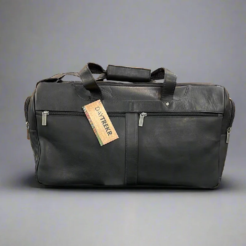 Waterproof luggage covers for protection against rain on outdoor tripsDayTrekr- 18" Leather DUFFEL- $189.95 Waterproof luggage covers for protection against rain on outdoor tripsDayTrekr- 18" Leather DUFFEL- $189.95