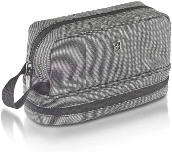 Victorinox Swiss Army Men's Toiletry Pouch (Grey/Black)