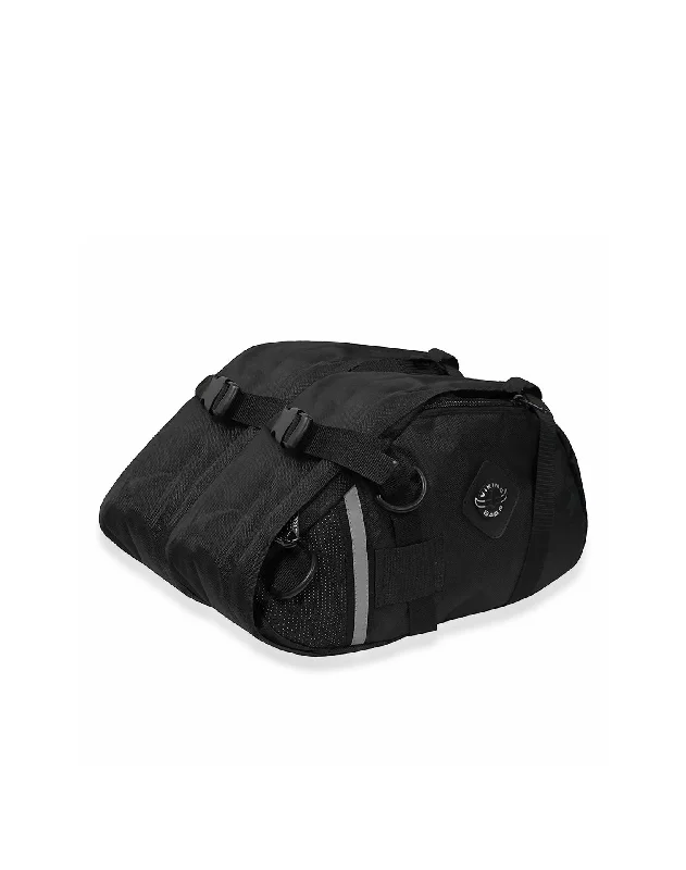 Compression packing bags to save space in travel backpacks8L - Dirtman Small Black Dirt Bike/Enduro Saddlebags