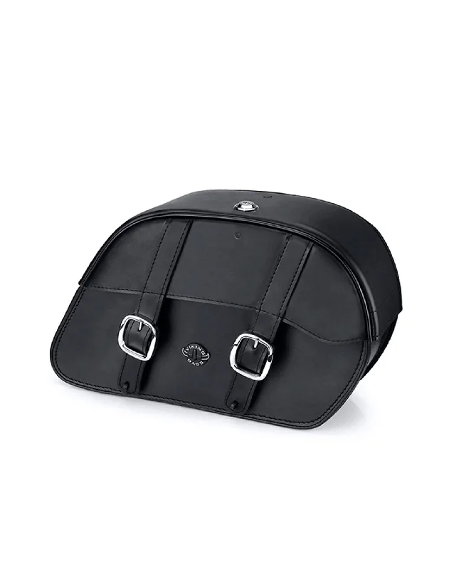 Lightweight luggage tags with personalized names and contact info for easy identification22L - Vital Medium Leather Motorcycle Saddlebags for Harley Softail Low Rider S FXLRS