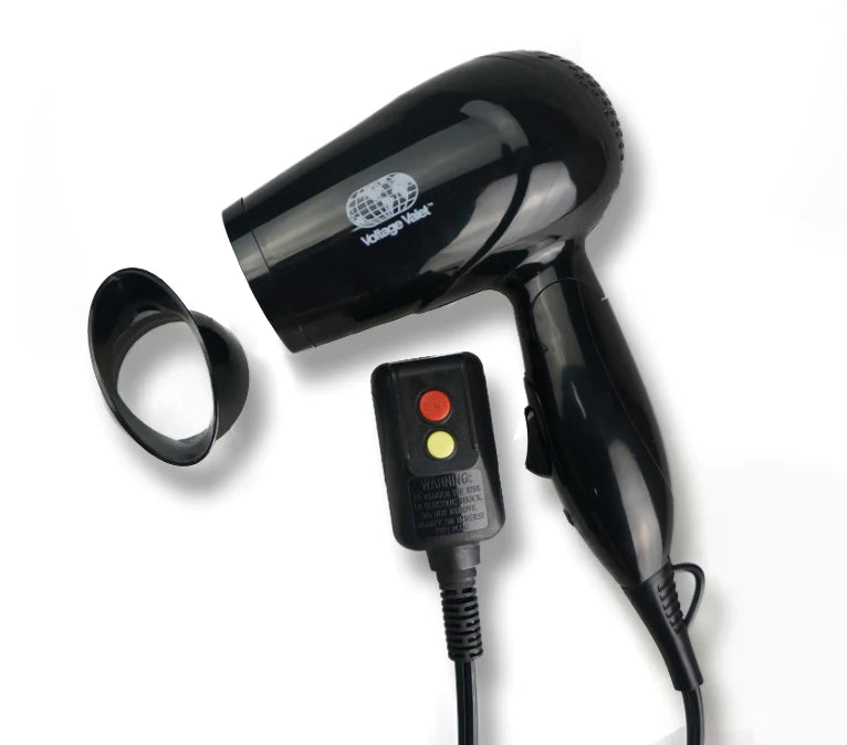 Leather luggage handles for a comfortable and stylish gripVoltage Valet Travel Hair Dryer - 1000-Watt Regular price