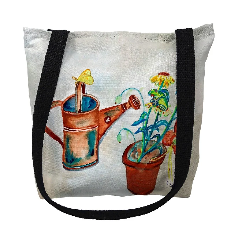 Travel garment hangers that are foldable for easy packingWatering Can Small Tote Bag 13x13