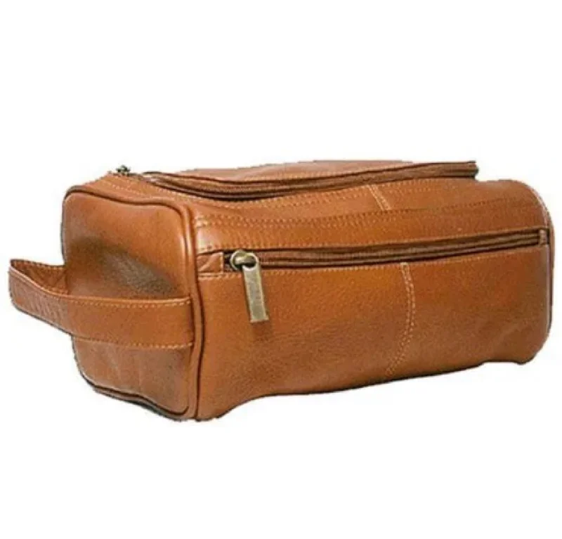Waterproof luggage covers for protection against rain on outdoor tripsDavid King & Co. Leather Wide Open Shave Kit- $50