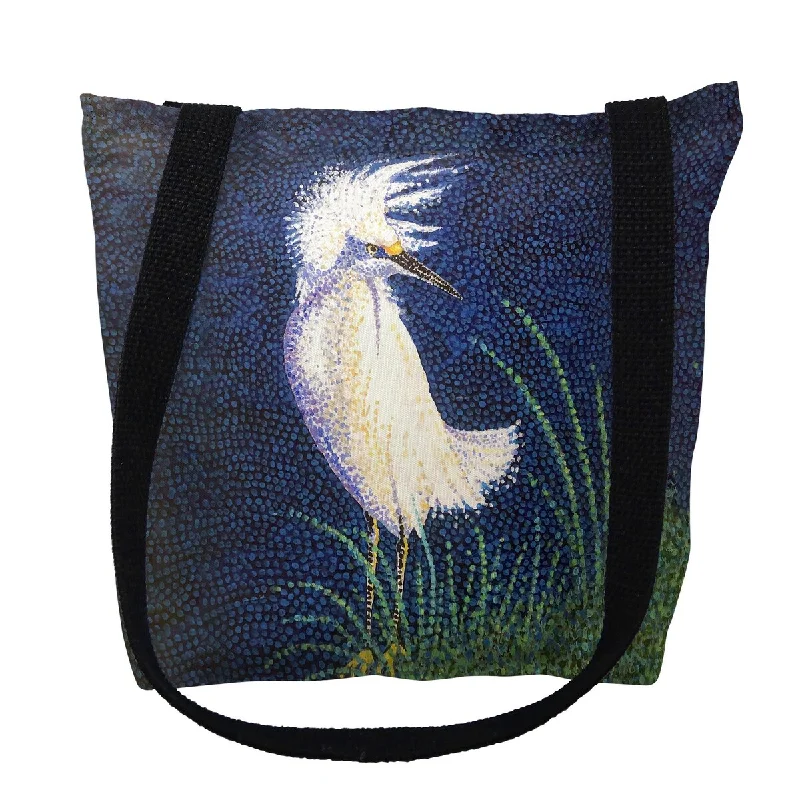 Travel document holders with multiple slots for passports and ticketsWindy Egret Small Tote Bag 13x13