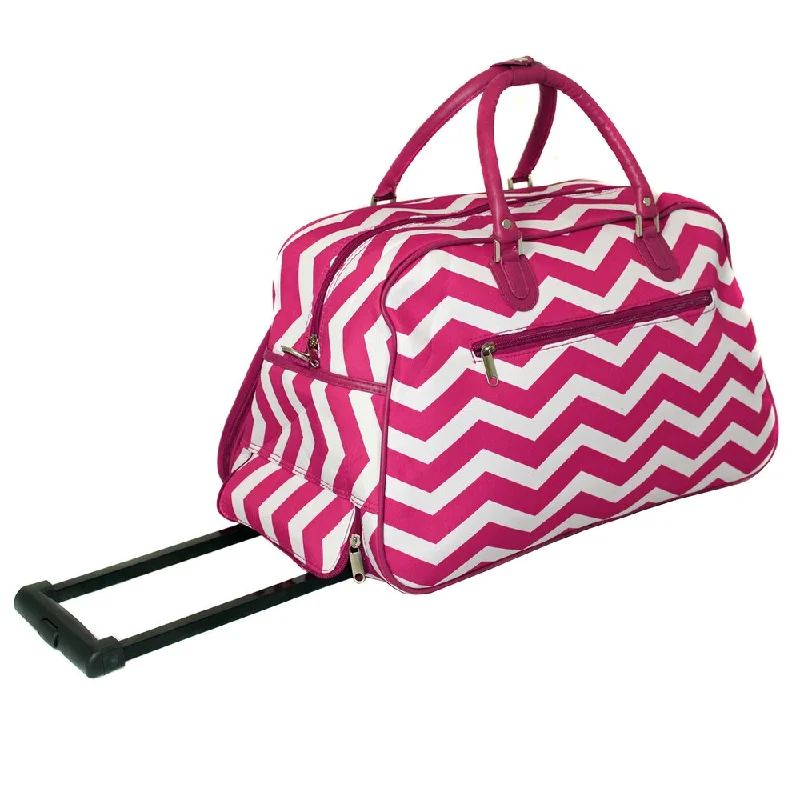 Earplugs and eye masks set for a good sleep during long - haul flightsWorld Traveler Chevron 22-inch Carry-on Rolling Duffle Bag