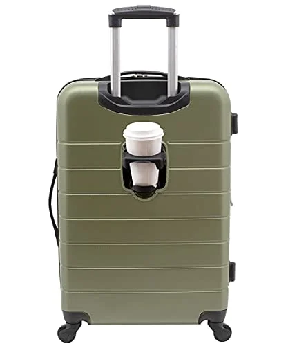 Earplugs and eye masks set for a good sleep during long - haul flightsWrangler Smart Luggage Set with Cup Holder and USB Port, Olive Green, 20-Inch Carry-On