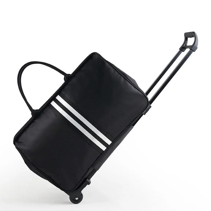 Waterproof luggage covers for protection against rain on outdoor tripsXZAN Large Capacity Luggage Trolley Bag with Wheels Travel Suitcase
