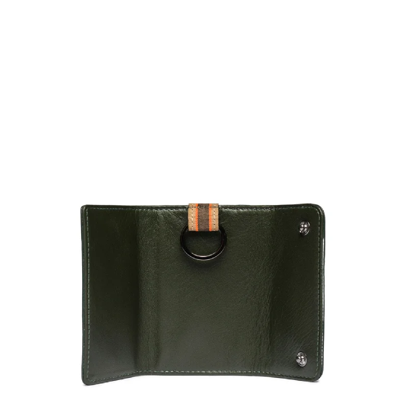 Luxury leather money clips with card slotsBeretta Key Hanger Green