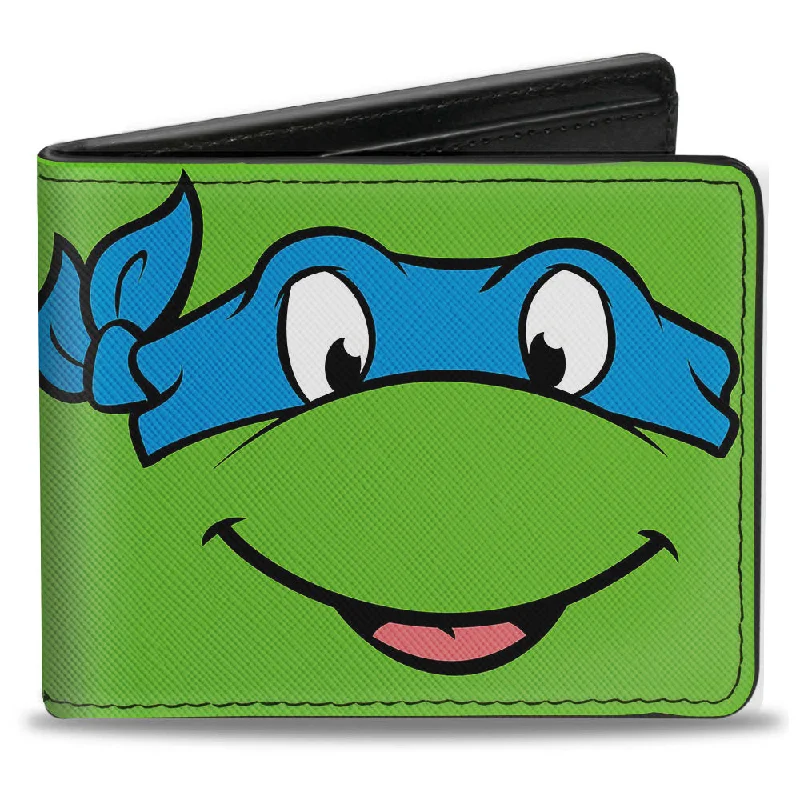 How to clean and maintain metal money clipsBi-Fold Wallet - Classic TMNT Leonardo Face CLOSE-UP Green Blue How to clean and maintain metal money clipsBi-Fold Wallet - Classic TMNT Leonardo Face CLOSE-UP Green Blue