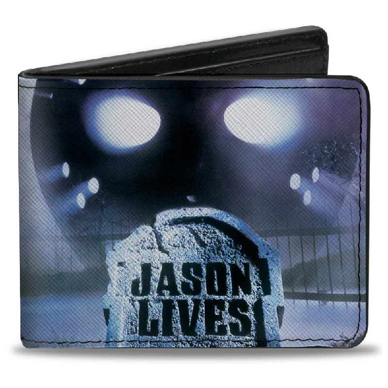 Eco-friendly money clips made from sustainable materialsBi-Fold Wallet - Friday the 13th PART VI KILL OR BE KILLED Movie Poster and Title Logo