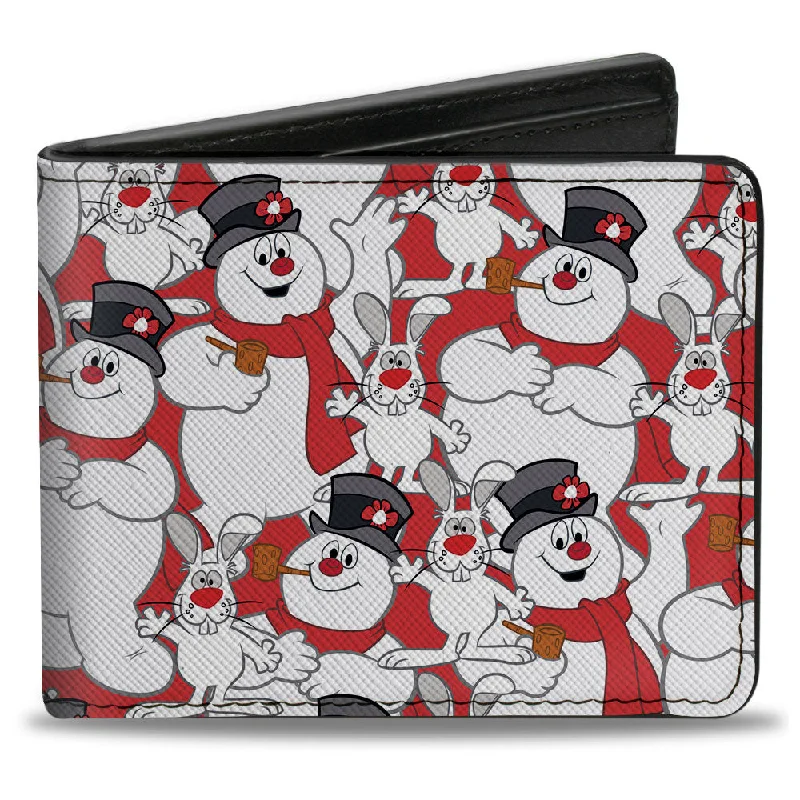 Money clips for holding large amounts of cashBi-Fold Wallet - Frosty the Snowman and Hocus Pocus Bunny Poses Stacked Red Money clips for holding large amounts of cashBi-Fold Wallet - Frosty the Snowman and Hocus Pocus Bunny Poses Stacked Red
