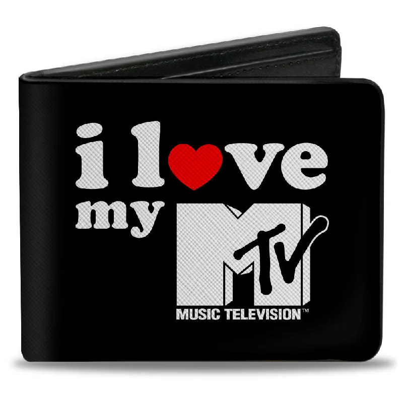 Best money clips for cash and cardsBi-Fold Wallet - MTV I LOVE MY MTV Black/White/Red
