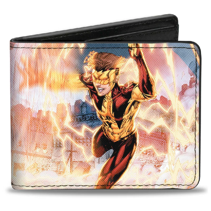 Slim money clips for minimalist walletsBi-Fold Wallet - New 52 Vibe Issue #3 Vibe and Kid Flash Cover Pose