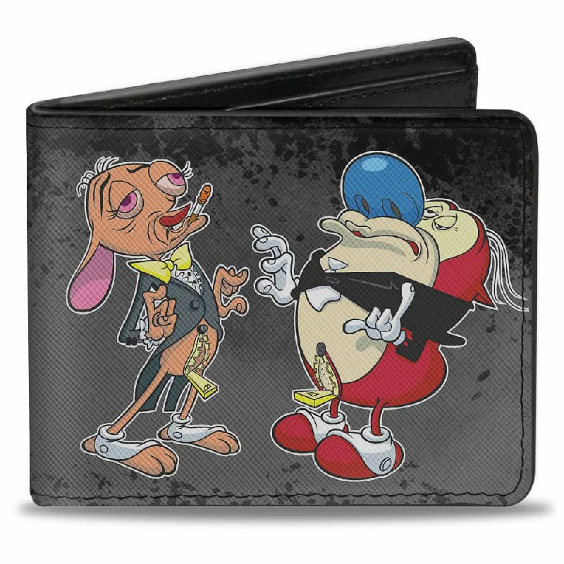 Lightweight money clips for travelBi-Fold Wallet - Ren & Stimpy Onward & Upward + Logo Lightweight money clips for travelBi-Fold Wallet - Ren & Stimpy Onward & Upward + Logo