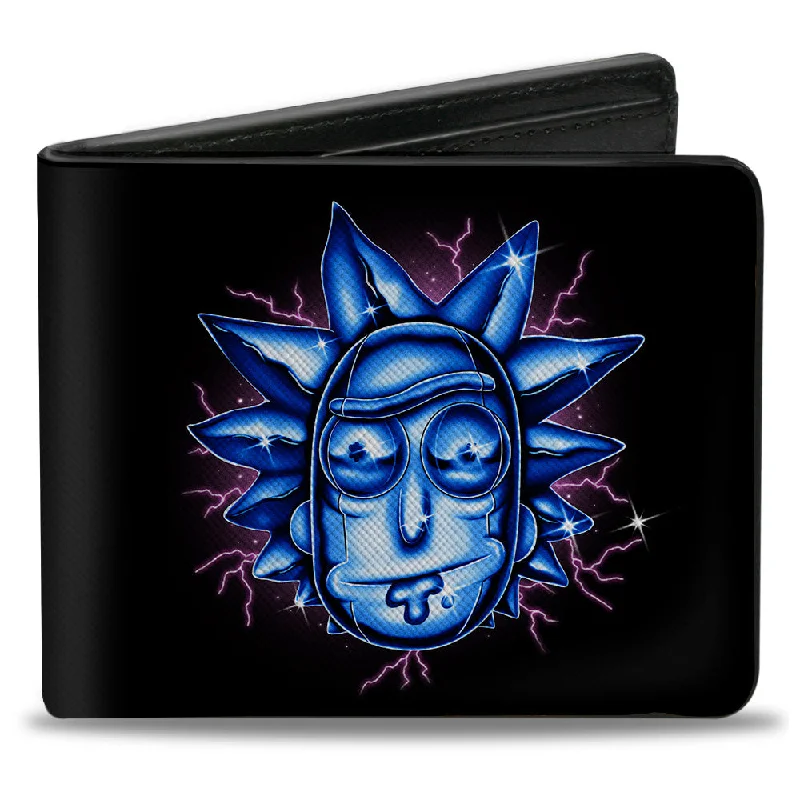 How to choose the right money clipBi-Fold Wallet - Rick and Morty Electric Faces Black/Blues How to choose the right money clipBi-Fold Wallet - Rick and Morty Electric Faces Black/Blues