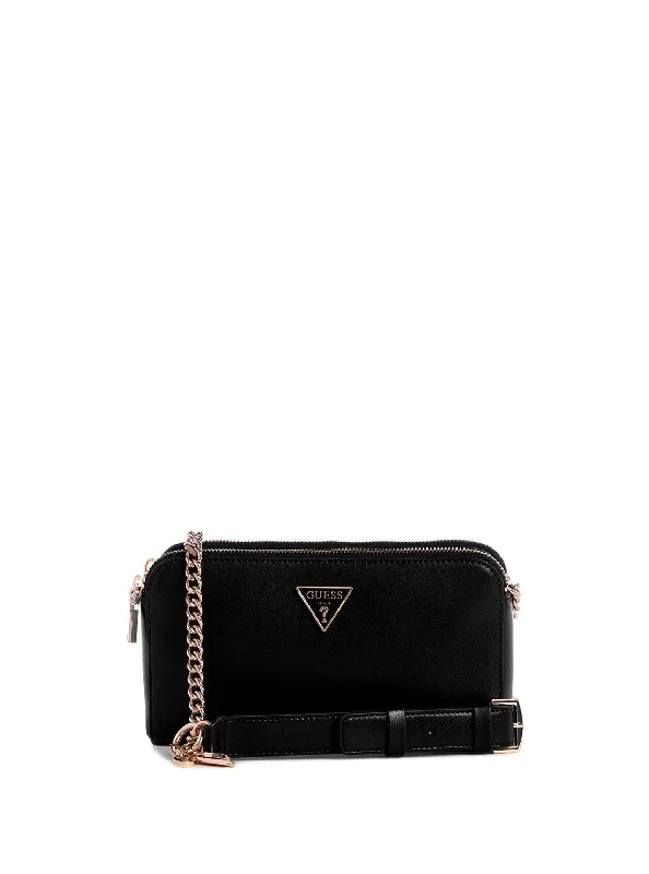 Slim money clips for minimalist walletsBlack Daryna Status Crossbody Bag
